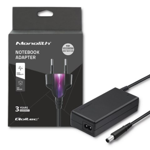 Zasilacz Qoltec 50084.90W do notebooka Compaq, HP (18,5 V; 4,9 A; 90W; 7.4 mm x 5 mm) Qoltec Zasilacz Qoltec 50084.90W do notebooka Compaq, HP (18,5 V; 4,9 A; 90W; 7.4 mm x 5 mm) Qoltec