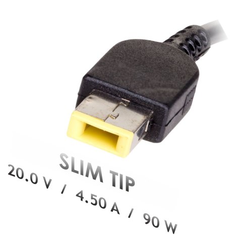 Zasilacz sieciowy Akyga Square AK-ND-29 do notebooka IBM, Lenovo (20 V; 4,5 A; 90W; Slim Tip, Square yellow ) Akyga Zasilacz sieciowy Akyga Square AK-ND-29 do notebooka IBM, Lenovo (20 V; 4,5 A; 90W; Slim Tip, Square yellow ) Akyga