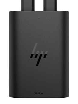 Zasilacz sieciowy HP 65W GaN Laptop Charger 2xUSB-C czarny 600Q7AA Hewlett-Packard