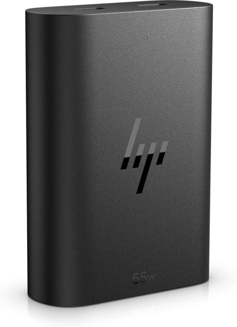 Zasilacz sieciowy HP 65W GaN Laptop Charger 2xUSB-C czarny 600Q7AA Hewlett-Packard Zasilacz sieciowy HP 65W GaN Laptop Charger 2xUSB-C czarny 600Q7AA Hewlett-Packard