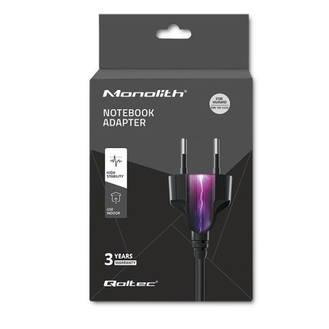 Zasilacz sieciowy Qoltec 51751 do notebooka Huawei (19 V; 3,42 A; 65W; 4 mm x 1.7 mm) Qoltec Zasilacz sieciowy Qoltec 51751 do notebooka Huawei (19 V; 3,42 A; 65W; 4 mm x 1.7 mm) Qoltec
