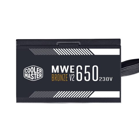 COOLER MASTER ZASILACZ MWE BRONZE 80+ 650W V2 230V MPE-6501-ACABW-BEU Cooler Master COOLER MASTER ZASILACZ MWE BRONZE 80+ 650W V2 230V MPE-6501-ACABW-BEU Cooler Master