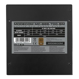 MODECOM ZASILACZ MC-B88-700SM 80+ BRONZE 230V EU MODECOM