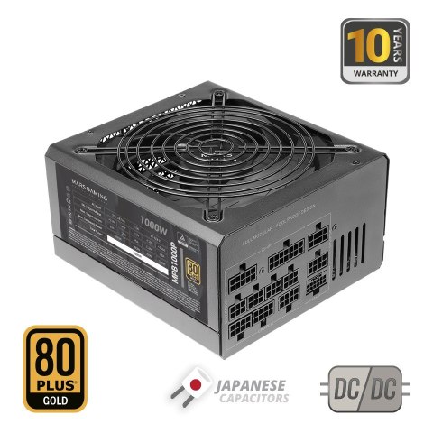 TACENS MARS MPB1000P 1000W DC-DC, ATX 3.1, PCIe 5.1, 80PLUS GOLD - zasilacz/PSU TACENS TACENS MARS MPB1000P 1000W DC-DC, ATX 3.1, PCIe 5.1, 80PLUS GOLD - zasilacz/PSU TACENS