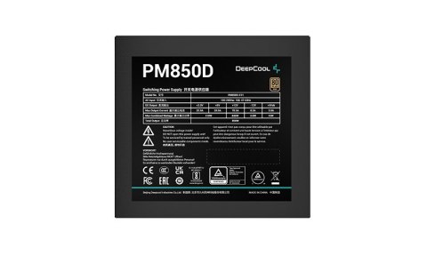 Zasilacz DeepCool PM850D 850W 80 Plus Gold DEEPCOOL Zasilacz DeepCool PM850D 850W 80 Plus Gold DEEPCOOL