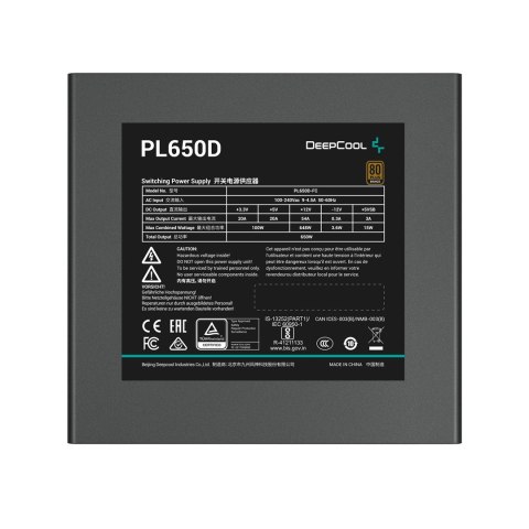 Zasilacz Deepcool PL650D WH 650W Bronze white DEEPCOOL Zasilacz Deepcool PL650D WH 650W Bronze white DEEPCOOL