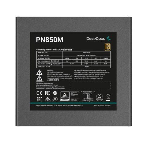 Zasilacz Deepcool PN850M 850w Gold Modular DEEPCOOL Zasilacz Deepcool PN850M 850w Gold Modular DEEPCOOL