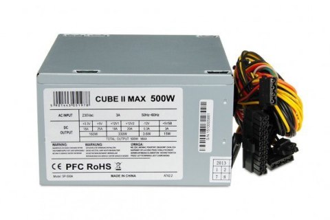 Zasilacz IBOX CUBE II 500W 12 CM FAN ZIC2500W12CMFA IBOX Zasilacz IBOX CUBE II 500W 12 CM FAN ZIC2500W12CMFA IBOX