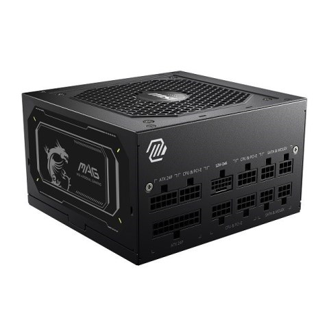 Zasilacz MSI MAG A750GL 750W PCIE5 II 80+ Gold ATX 3.1 MSI Zasilacz MSI MAG A750GL 750W PCIE5 II 80+ Gold ATX 3.1 MSI