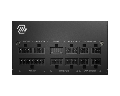 Zasilacz MSI MAG A750GL PCIE5 750W 80+ Gold ATX 3.1 MSI Zasilacz MSI MAG A750GL PCIE5 750W 80+ Gold ATX 3.1 MSI