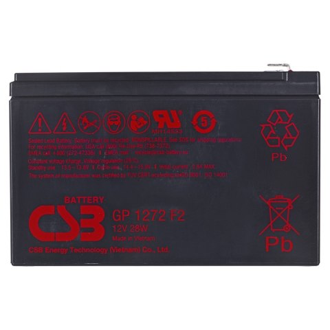 Akumulator CSB GP1272F2 12V 7,2Ah Hitachi CSB Akumulator CSB GP1272F2 12V 7,2Ah Hitachi CSB