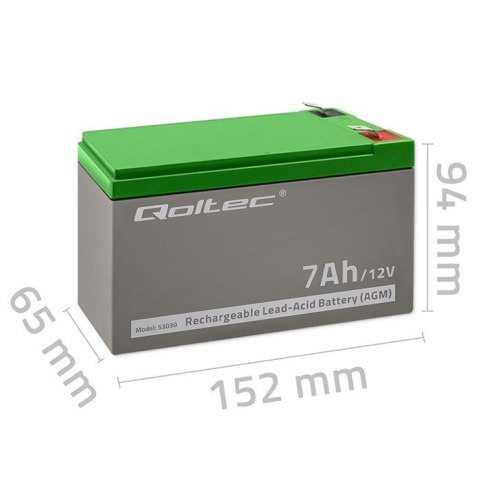Akumulator żelowy Qoltec 53030 Qoltec Akumulator żelowy Qoltec 53030 Qoltec