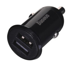 BASEUS ŁADOWARKA SAMOCHODOWA 2X USB 4.8A (CZARNA) Baseus