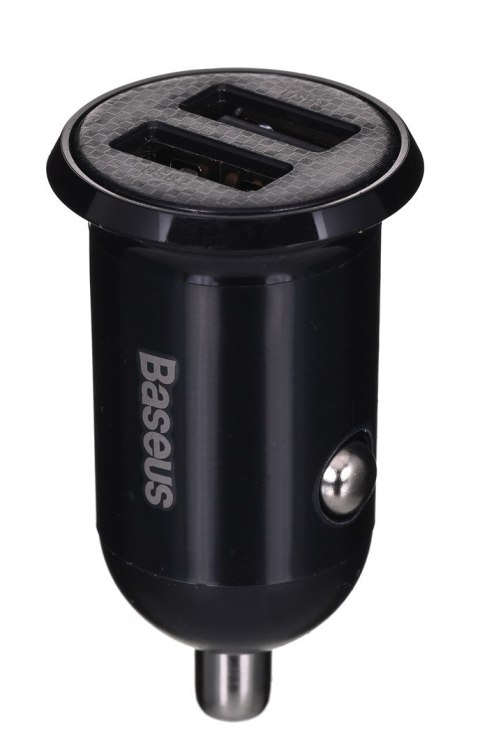 BASEUS ŁADOWARKA SAMOCHODOWA 2X USB 4.8A (CZARNA) Baseus BASEUS ŁADOWARKA SAMOCHODOWA 2X USB 4.8A (CZARNA) Baseus