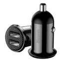 BASEUS ŁADOWARKA SAMOCHODOWA CCALLP-01 2XUSB 4.8A (CZARNA) Baseus