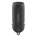 BELKIN ŁADOWARKA SAMOCHODOWA 30W USB-C, PD,PPS, CZARNA + KABEL USB-C Belkin
