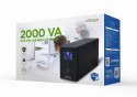 ENERGENIE ZASILACZ AWARYJNY UPS AVR 2000VA LCD, 3X C13, 2X SCHUKO, USB, RJ45 ENERGENIE