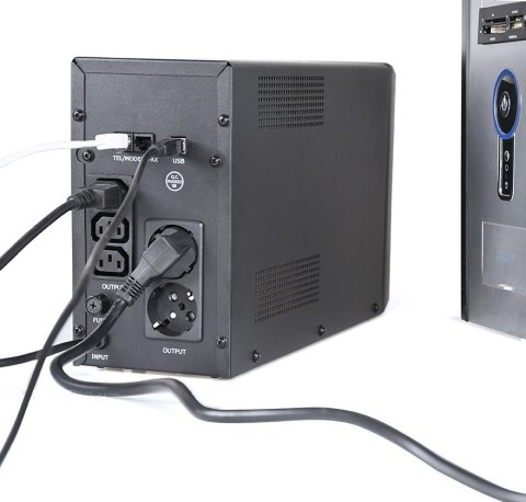 ENERGENIE ZASILACZ AWARYJNY UPS AVR 2000VA LCD, 3X C13, 2X SCHUKO, USB, RJ45 ENERGENIE ENERGENIE ZASILACZ AWARYJNY UPS AVR 2000VA LCD, 3X C13, 2X SCHUKO, USB, RJ45 ENERGENIE