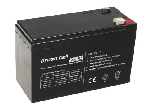 GREEN CELL AKUMULATOR ŻELOWY AGM04 12V 7AH Green Cell