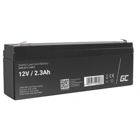 GREEN CELL AKUMULATOR ŻELOWY AGM18 12V 2,3AH Green Cell GREEN CELL AKUMULATOR ŻELOWY AGM18 12V 2,3AH Green Cell