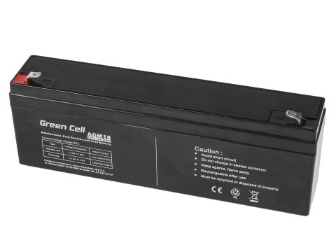GREEN CELL AKUMULATOR ŻELOWY AGM18 12V 2,3AH Green Cell GREEN CELL AKUMULATOR ŻELOWY AGM18 12V 2,3AH Green Cell