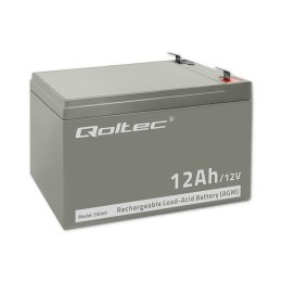 QOLTEC AKUMULATOR AGM | 12V | 12AH Qoltec