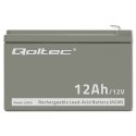 QOLTEC AKUMULATOR AGM | 12V | 12AH Qoltec