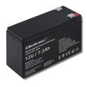QOLTEC AKUMULATOR AGM 12V | 7.2AH | MAX 108A Qoltec