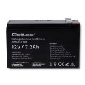 QOLTEC AKUMULATOR AGM 12V | 7.2AH | MAX 108A Qoltec