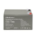 QOLTEC AKUMULATOR AGM 12V | 7AH | MAX. 105A | SECURITY Qoltec