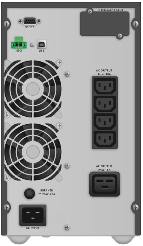 Zasilacz UPS POWER WALKER VFI 3000 TG (3000VA) POWER WALKER Zasilacz UPS POWER WALKER VFI 3000 TG (3000VA) POWER WALKER