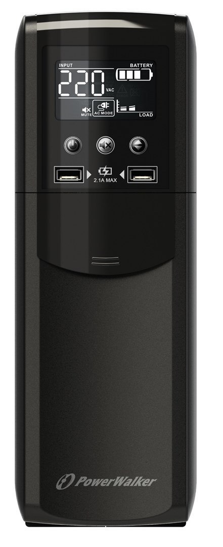 Zasilacz awaryjny UPS POWER WALKER VI 800 CSW FR (Desktop; 800VA) POWER WALKER Zasilacz awaryjny UPS POWER WALKER VI 800 CSW FR (Desktop; 800VA) POWER WALKER