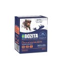 BOZITA Mięsne kawałki z łososiem w galaretce 370g BOZITA