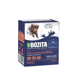 BOZITA Mięsne kawałki z łososiem w galaretce 370g BOZITA