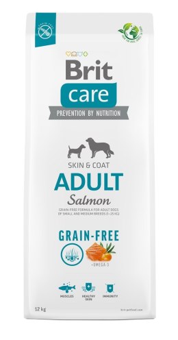BRIT Care Grain-Free Adult Salmon - sucha karma dla psa - 12 kg Brit