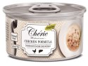 Cherie Karma w puszce dla kota SZARPANY KURCZAK Z KAWALKAMI WĄTROBKI W SOSIE, 80g Cherie