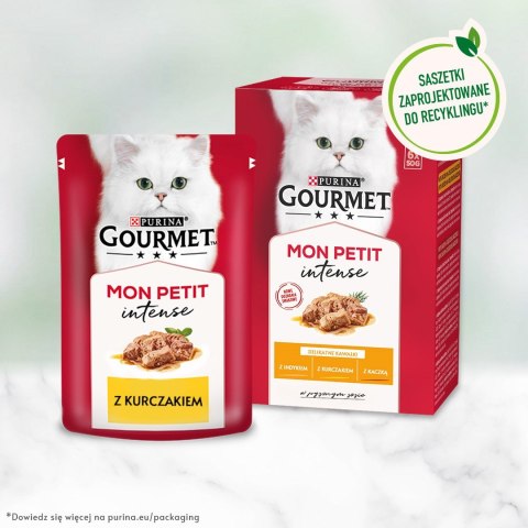 GOURMET Mon Petit Mix Drobiowy - mokra karma dla kota - 6x50 g PURINA NESTLE GOURMET Mon Petit Mix Drobiowy - mokra karma dla kota - 6x50 g PURINA NESTLE