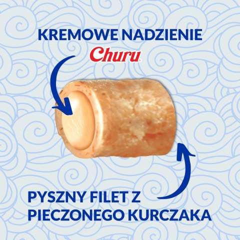 INABA Churu Bites Wrapy z kurczakiem - przysmak dla kota - 3x10 g INABA INABA Churu Bites Wrapy z kurczakiem - przysmak dla kota - 3x10 g INABA