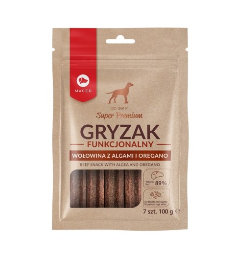 MACED Gryzak funkcjonalny z algami i oregano - gryzak dla psa - 100 g MACED