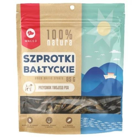 MACED Szprotki Bałtyckie - przysmak dla psa - 85 g MACED MACED Szprotki Bałtyckie - przysmak dla psa - 85 g MACED