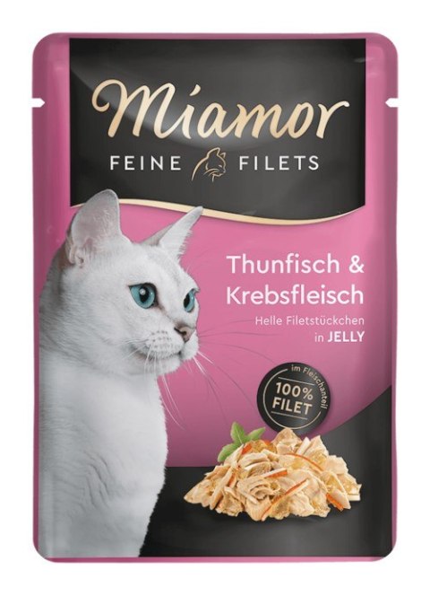 MIAMOR Feine Filets tuńczyk z krabami - saszetka 100g Miamor MIAMOR Feine Filets tuńczyk z krabami - saszetka 100g Miamor