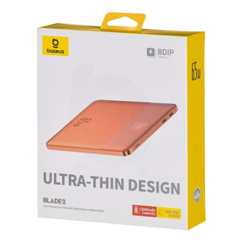 Powerbank Baseus Blade2 12000mAh (szary) Baseus Powerbank Baseus Blade2 12000mAh (szary) Baseus