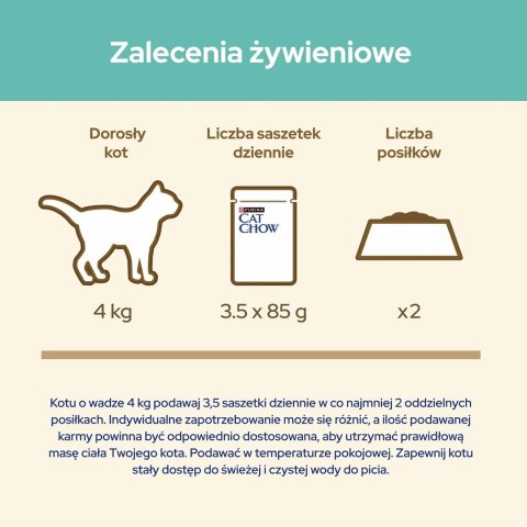 Purina Cat Chow Hairball z kurczakiem i zieloną fasolką w sosie - mokra karma dla kota - 85 g PURINA NESTLE Purina Cat Chow Hairball z kurczakiem i zieloną fasolką w sosie - mokra karma dla kota - 85 g PURINA NESTLE