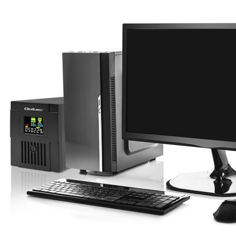 QOLTEC ZASILACZ AWARYJNY UPS LINE INTERACTIVE | MONOLITH | 1500VA | 900W | LCD | USB Qoltec QOLTEC ZASILACZ AWARYJNY UPS LINE INTERACTIVE | MONOLITH | 1500VA | 900W | LCD | USB Qoltec