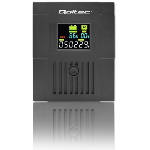 QOLTEC ZASILACZ AWARYJNY UPS LINE INTERACTIVE | MONOLITH | 1500VA | 900W | LCD | USB Qoltec QOLTEC ZASILACZ AWARYJNY UPS LINE INTERACTIVE | MONOLITH | 1500VA | 900W | LCD | USB Qoltec