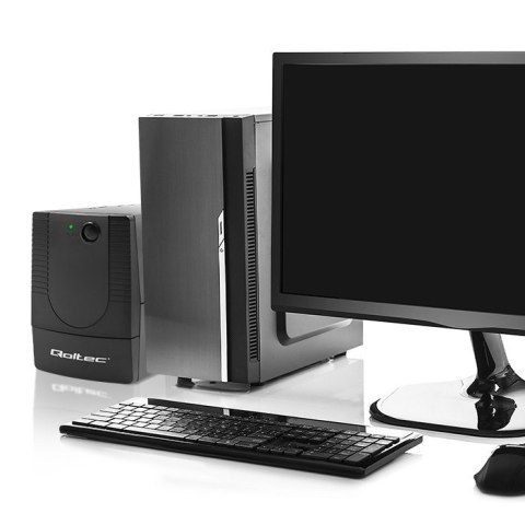 QOLTEC ZASILACZ AWARYJNY UPS LINE INTERACTIVE | MONOLITH | 650VA | 360W Qoltec QOLTEC ZASILACZ AWARYJNY UPS LINE INTERACTIVE | MONOLITH | 650VA | 360W Qoltec