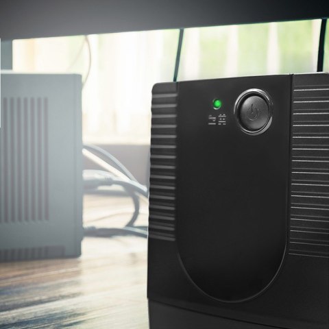 QOLTEC ZASILACZ AWARYJNY UPS LINE INTERACTIVE | MONOLITH | 650VA | 360W Qoltec QOLTEC ZASILACZ AWARYJNY UPS LINE INTERACTIVE | MONOLITH | 650VA | 360W Qoltec