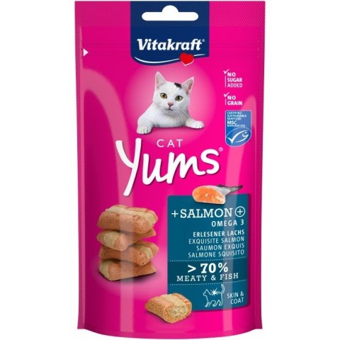 VITAKRAFT CAT YUMS łosoś przysmak dla kota 40g Vitakraft VITAKRAFT CAT YUMS łosoś przysmak dla kota 40g Vitakraft