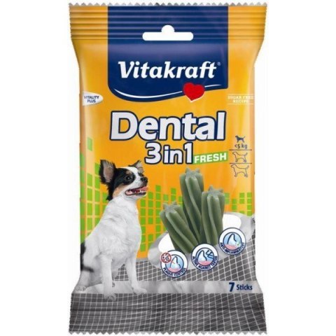 VITAKRAFT DENTAL 3w1 FRESH XS przysmak dla psa 70g Vitakraft VITAKRAFT DENTAL 3w1 FRESH XS przysmak dla psa 70g Vitakraft