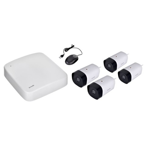 ZESTAW DO MONITORINGU 4-KAMERY TENDA K4P-4TR Tenda